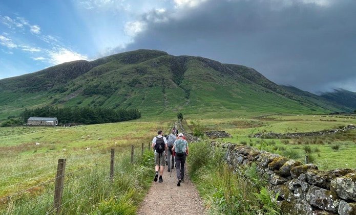 Agilio 3 Peaks on trail