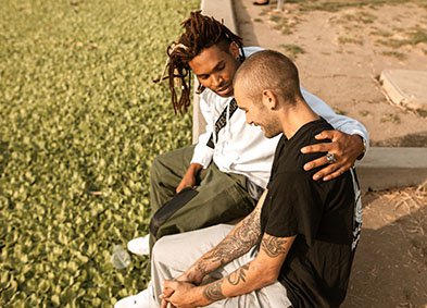 two men chatting in a park making connections for mental health thumbnail.jpg