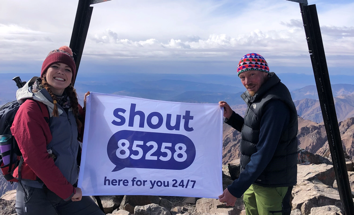 Shout Fundraiser Jonathan at the summit of Mount Toubkal.webp