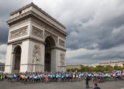 London to Paris cycle