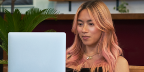 Volunteer blog header asian trans woman dyed hair.png